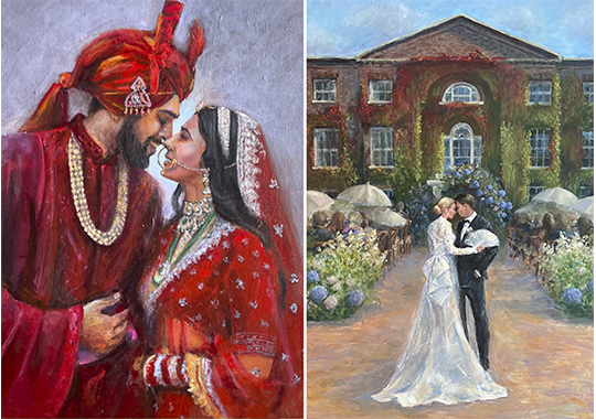 Acrylic on canvas painting